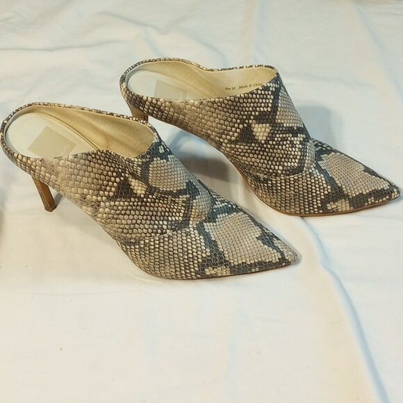 Snake Print Dolce Vita Stiletto Heels - Picture 3 of 9